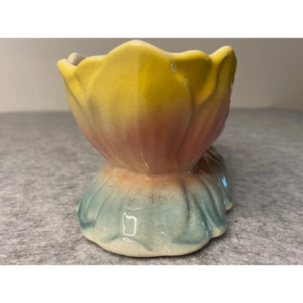 Royal Copley Pottery Floral Tulip Bowl Planter‎ ***VINTAGE